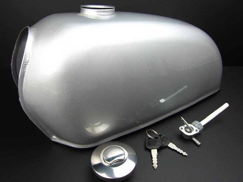 エイプ50/100 燃料タンク5.5Lシルバー 【ミニモト】【minimoto
