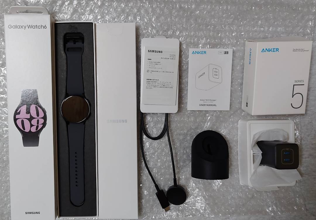 2023年9月発売 Galaxy Watch 6 40mm グラファイト Bluetooth/LTE版  