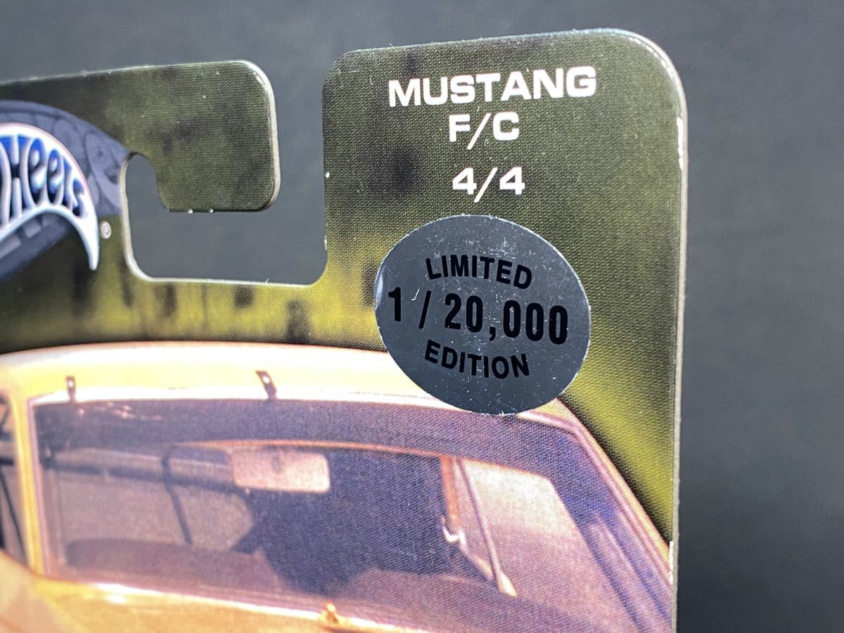20000台限定 MUSTANG F/C 青 ブルー REBEL RODS マスタングファニー