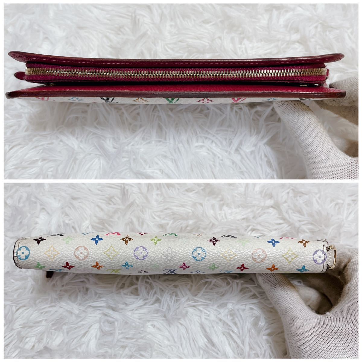 美品 ルイヴィトン ポルトフォイユ アンソリット マルチカラー 長財布 