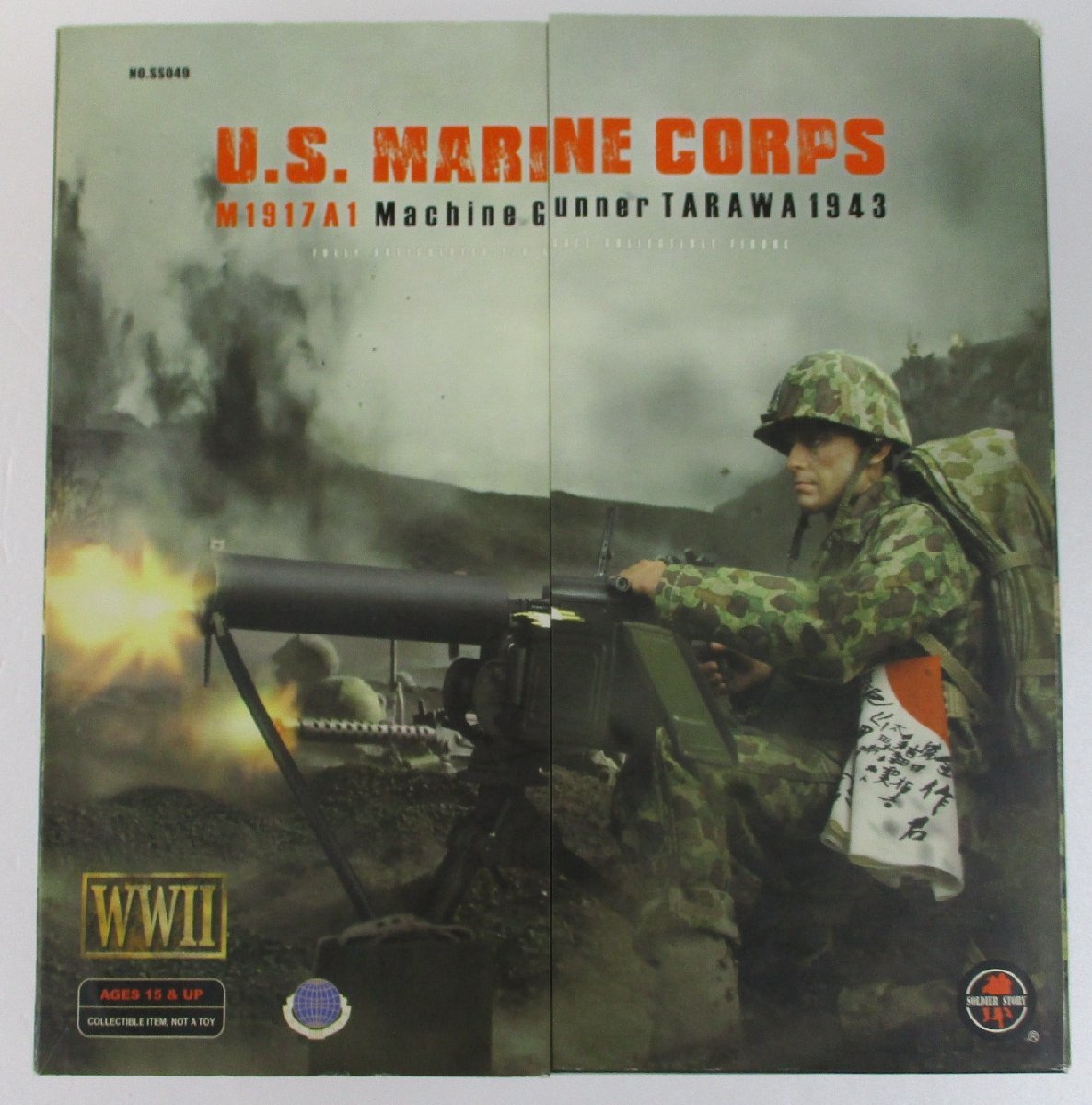 Soldier Story　1/6　U.S.MARINE CORPS 米海兵隊 M1917a1 マシンガンナー タラワ 1943【ジャンク】ukt092535