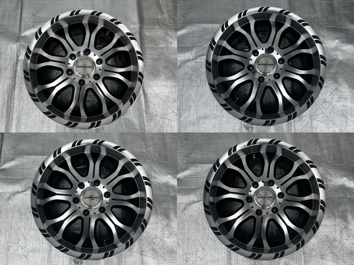 415 COBRAコブラ (BADRUCKER XバッドラッカーX) 18×7.5j+38 　PCD139.7 　6穴　200系ハイエースバンNV350キャラバン等