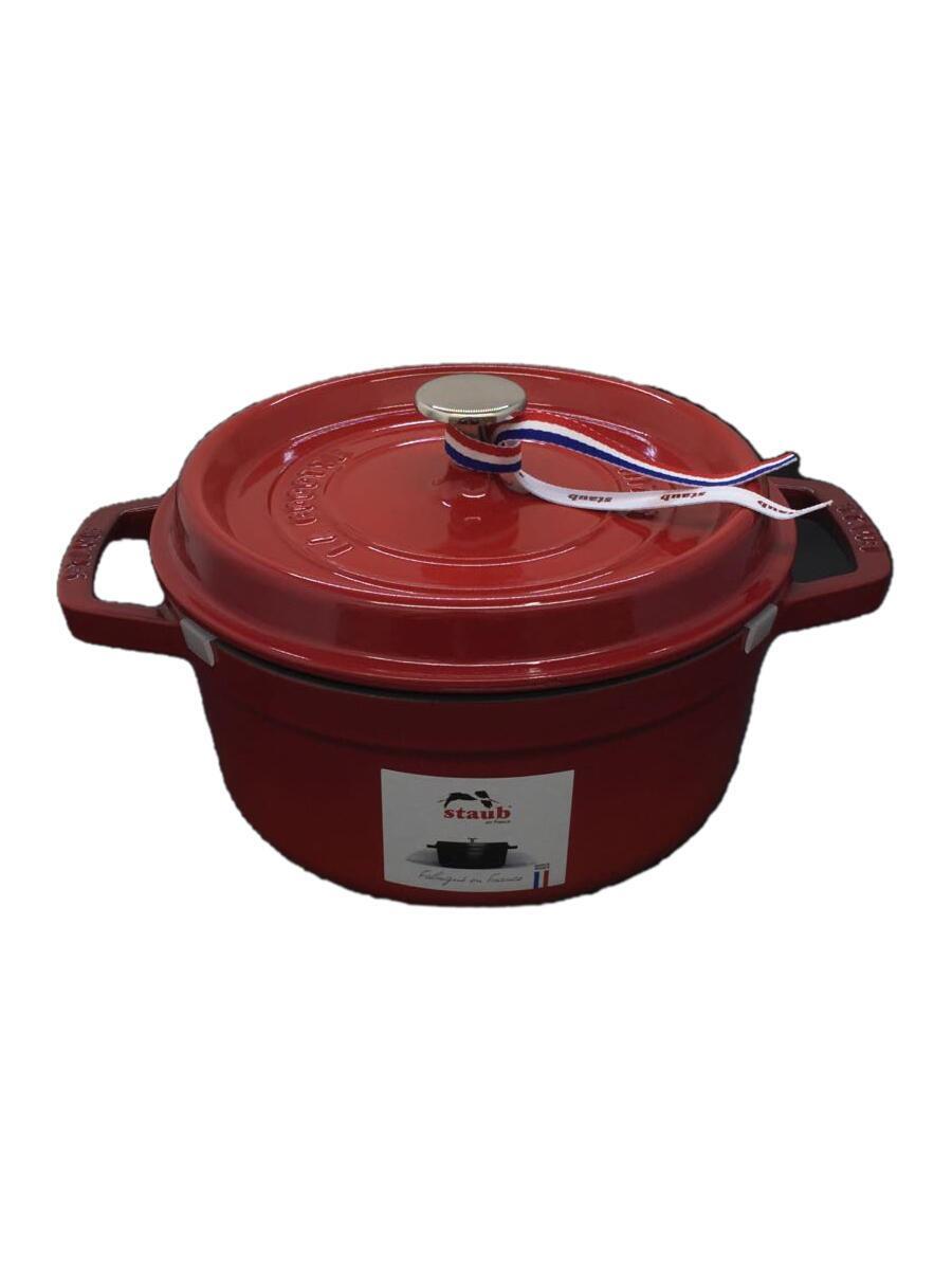 Staub◇鍋/サイズ:22cm/RED ココット ストウブ ピコ 安い商品を通販