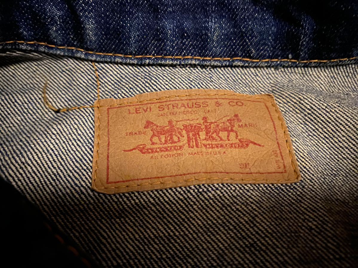 極上 真紺 44 BIGE LEVI'S 70505 60s ビッグE サード 70s リーバイス