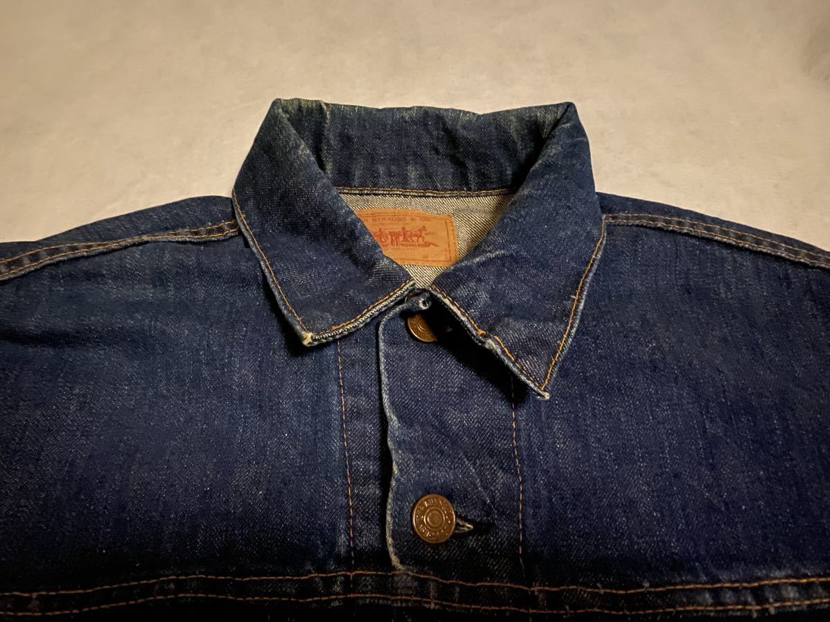 極上 真紺 44 BIGE LEVI'S 70505 60s ビッグE サード 70s リーバイス