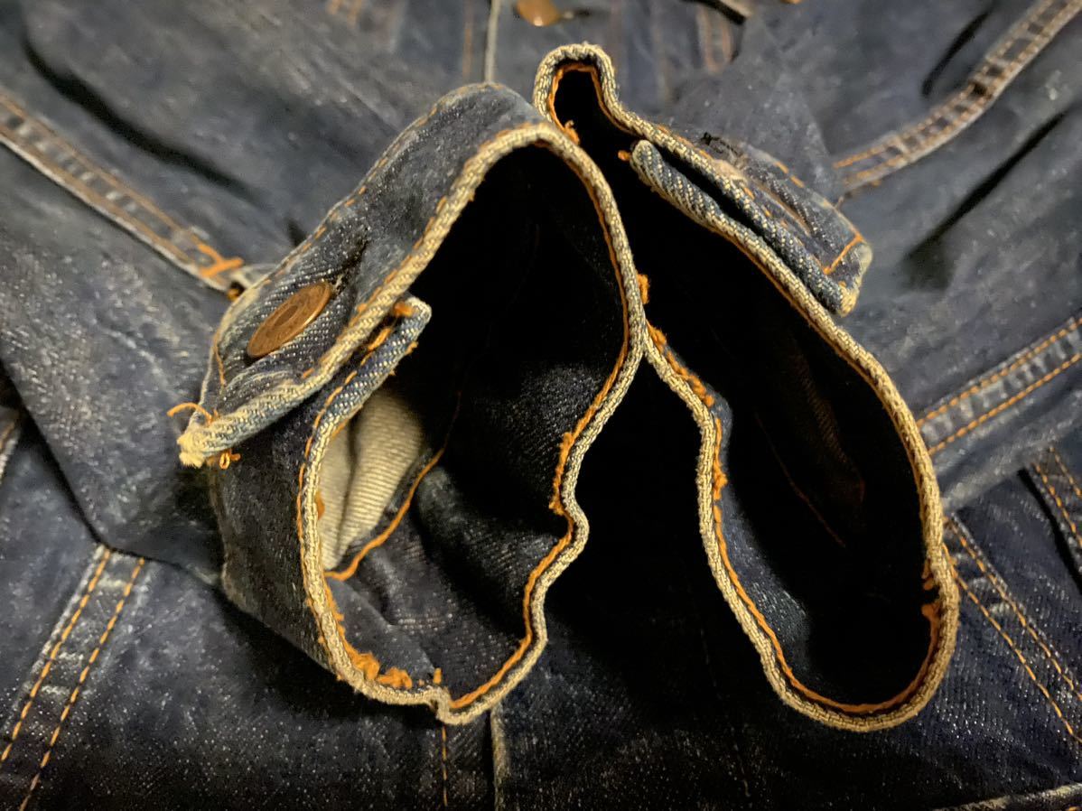 極上 真紺 44 BIGE LEVI'S 70505 60s ビッグE サード 70s リーバイス
