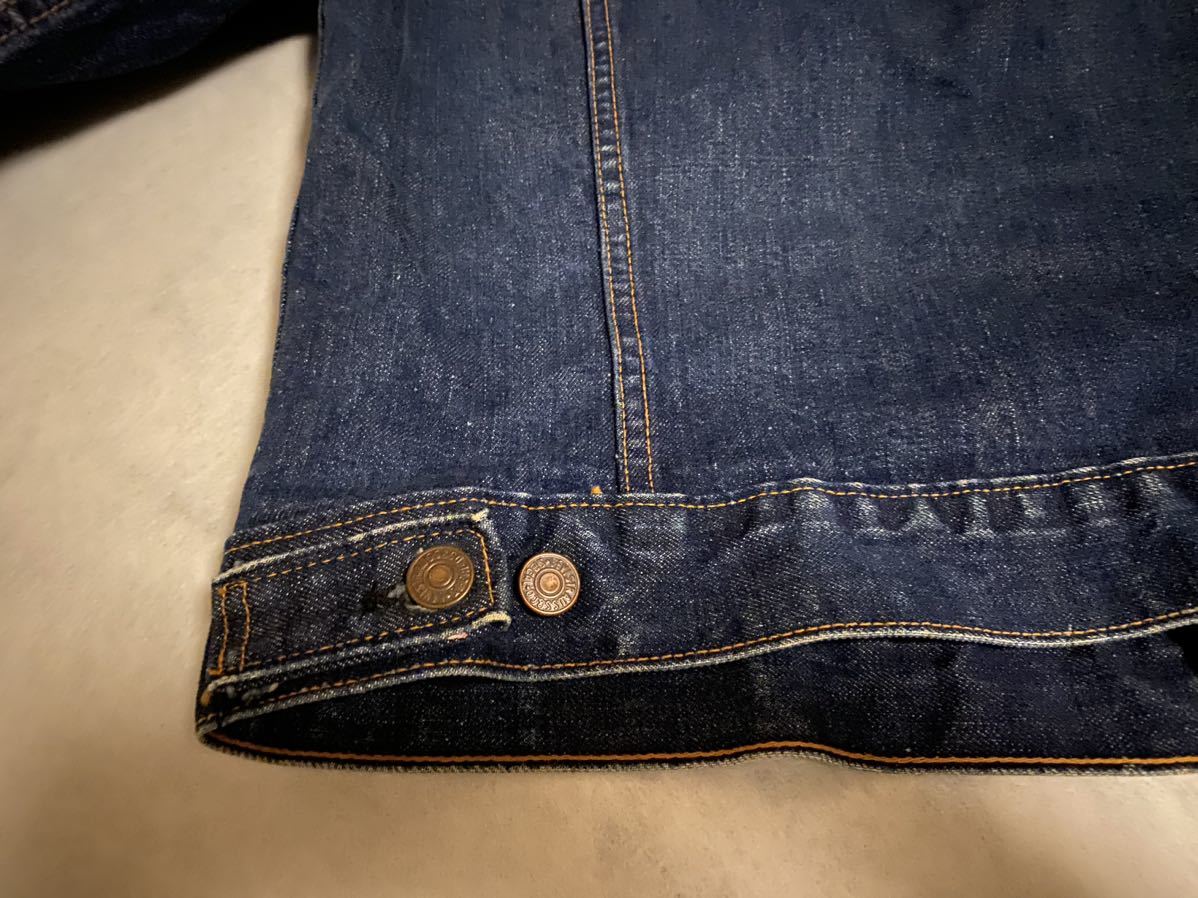 極上 真紺 44 BIGE LEVI'S 70505 60s ビッグE サード 70s リーバイス