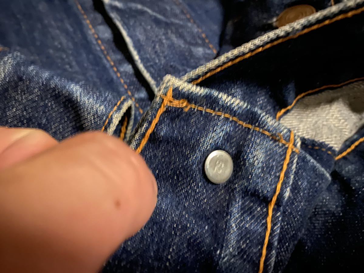 極上 真紺 44 BIGE LEVI'S 70505 60s ビッグE サード 70s リーバイス