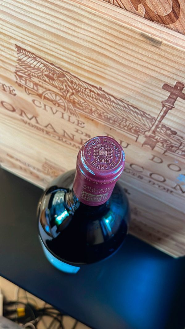 100点ワイン 【未開栓】CHATEAU MARGAUX 2000 シャトー マルゴー 2000
