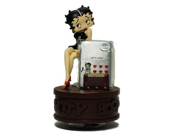 激レア！世界1000個限定ベティ ZIPPO ベティ・ブーブ オルゴール付