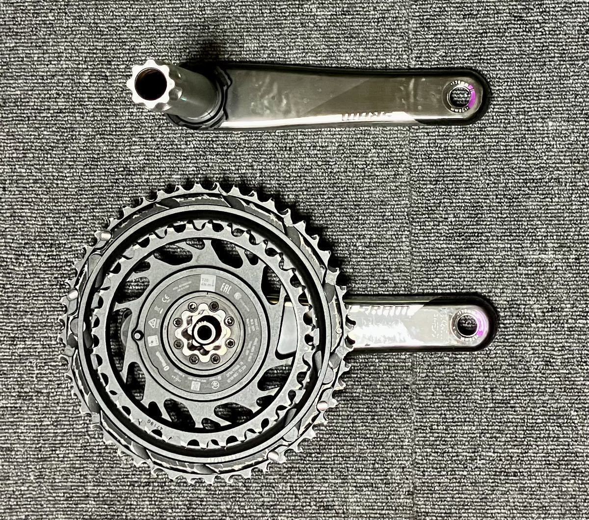 SRAM Force 2X AXS パワーメーター クランクセット 170mm ダブ 48/35T 
