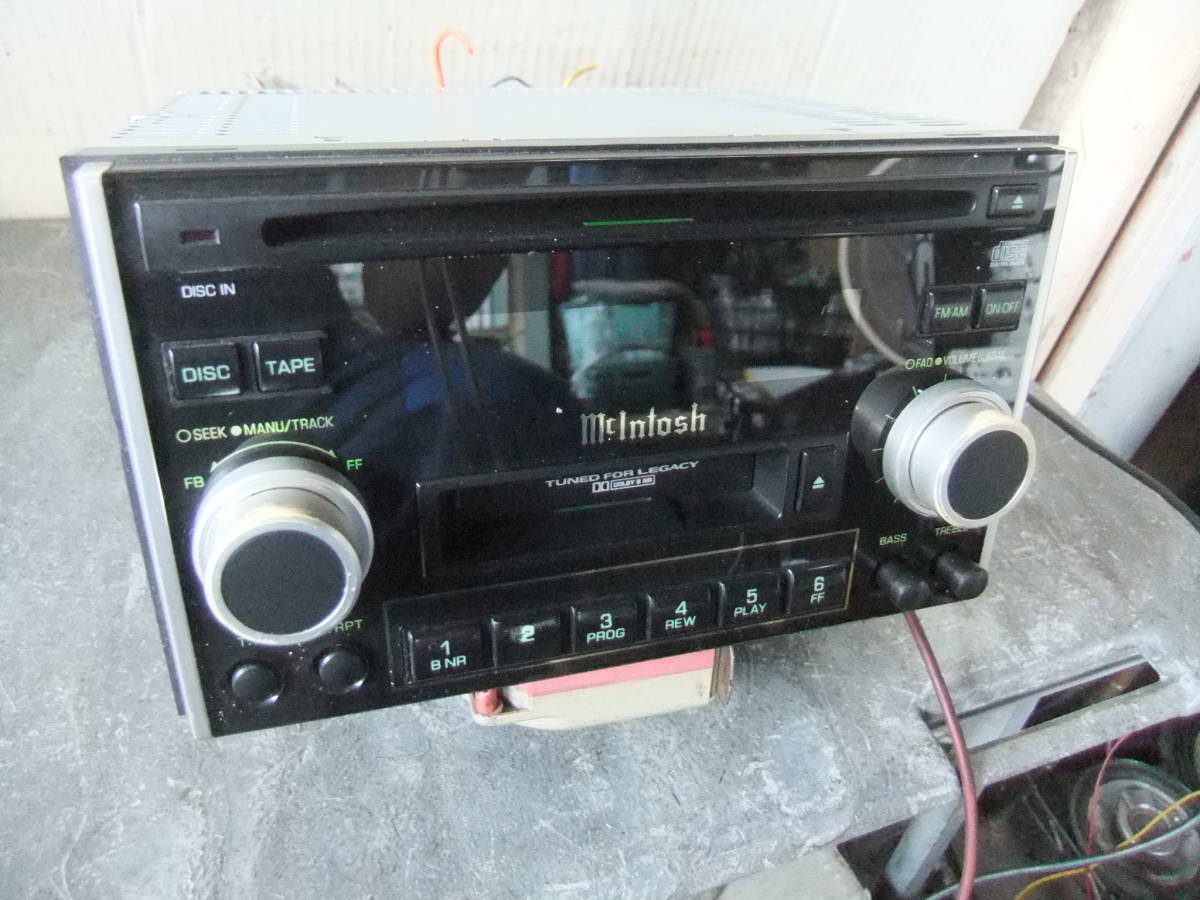 S:マッキントッシュ スバル純正 BH9 レガシィ CD カセットテープ