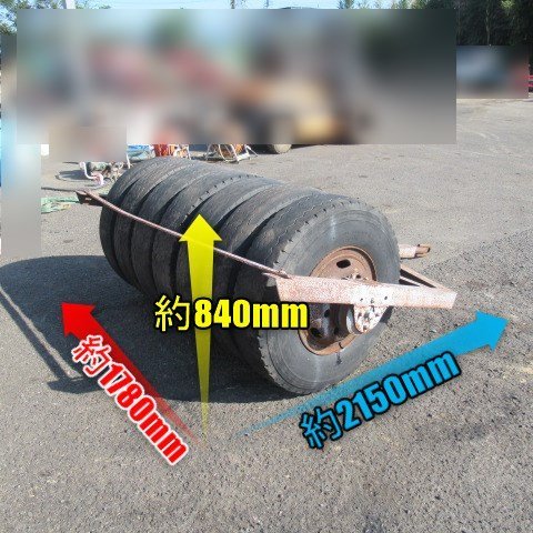 宮崎 ◎ 鎮圧ローラー 作業機 作業幅 約1470㎜ けん引 耕運機 