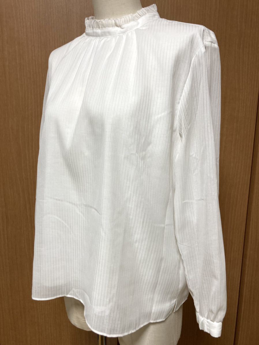 J.PRESS LADIES ジェイプレス　オンワード　白色　ブラウス　サイズL 新品未着用　定価17000円 送料185円