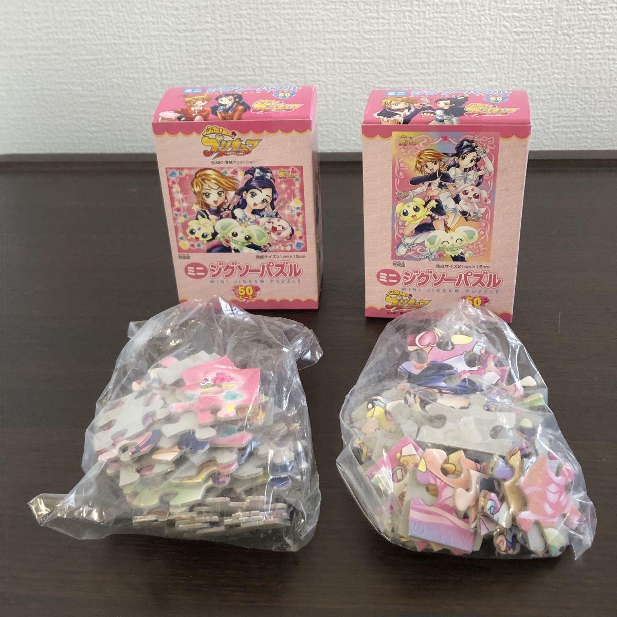 □当時物レア ふたりはプリキュア ミニジグソーパズル 缶ケース 食玩
