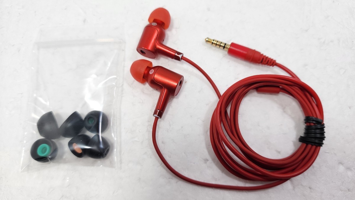 □SONY MDR-NW750N NW-A35HN付属イヤホン シナバーレッド ハイレゾ対応