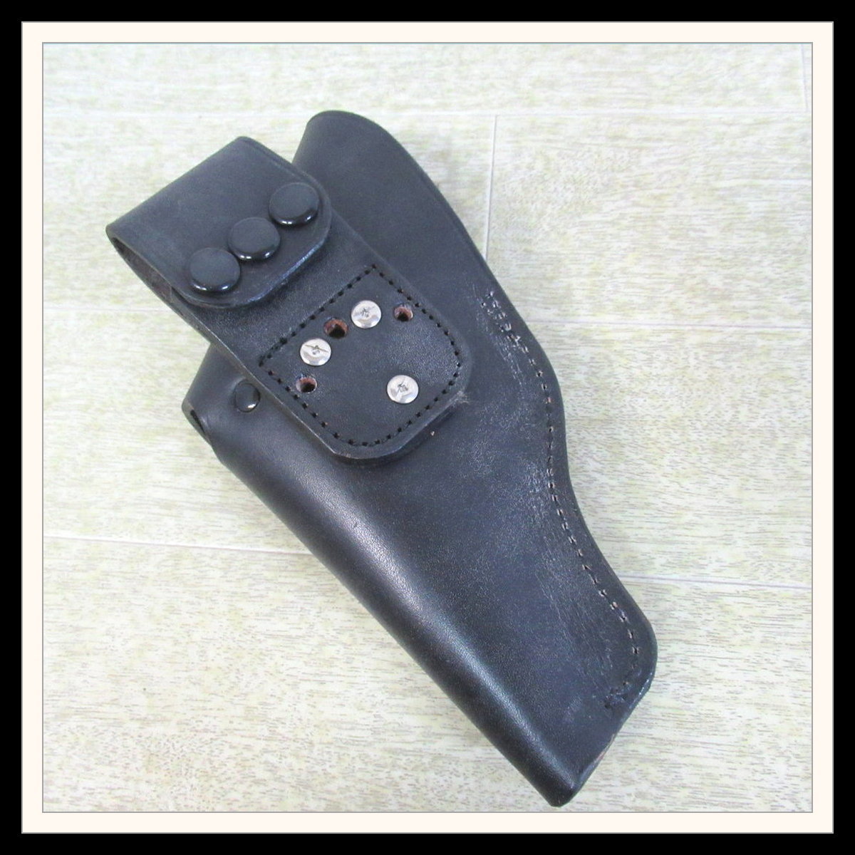 ◎レプリカ ニューナンブ ホルスター 拳銃 日本警察 革製 レザー