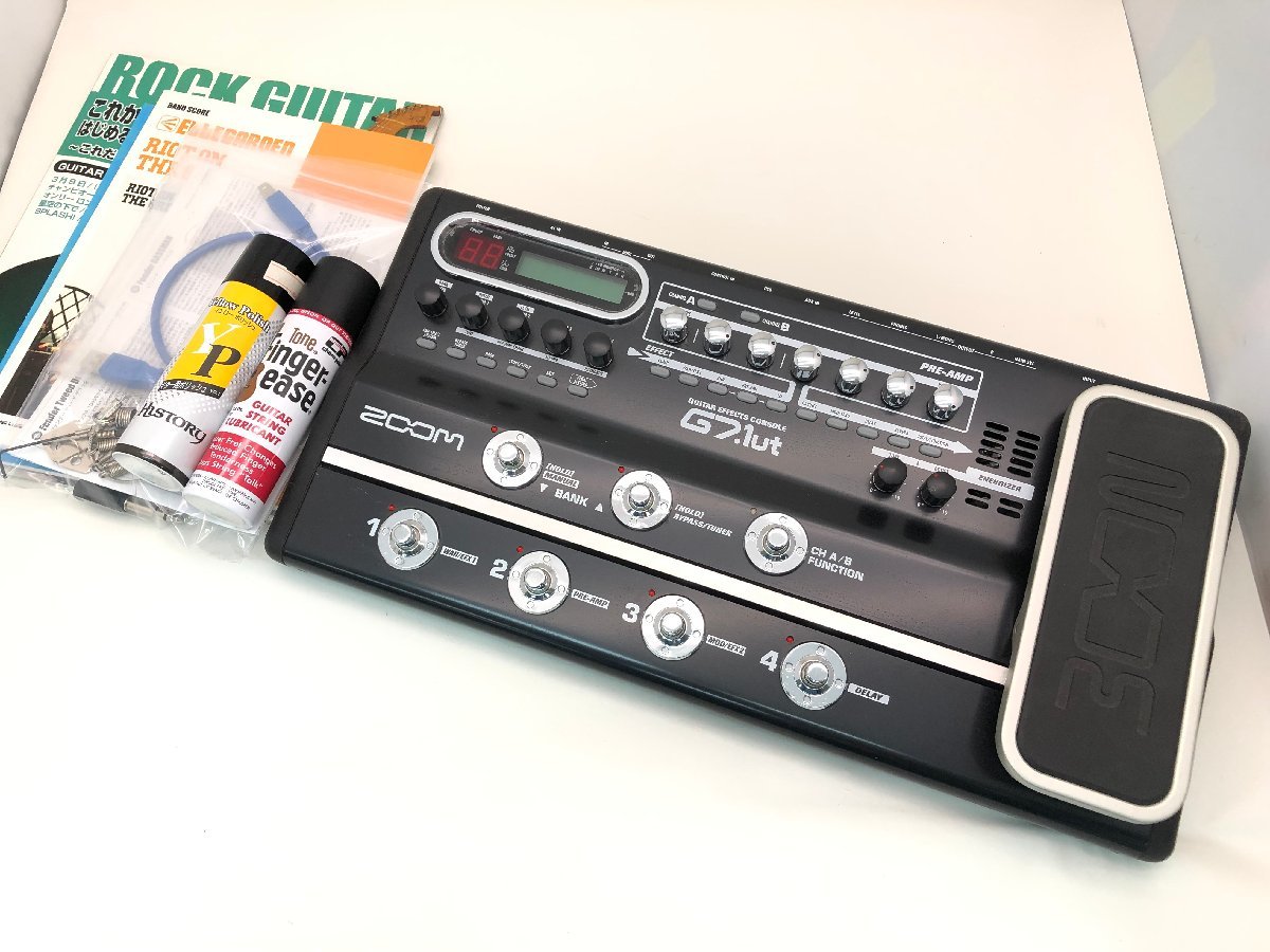 ZOOM G7.1ut マルチエフェクター 他 ギター用品付き 動作未確認 現状