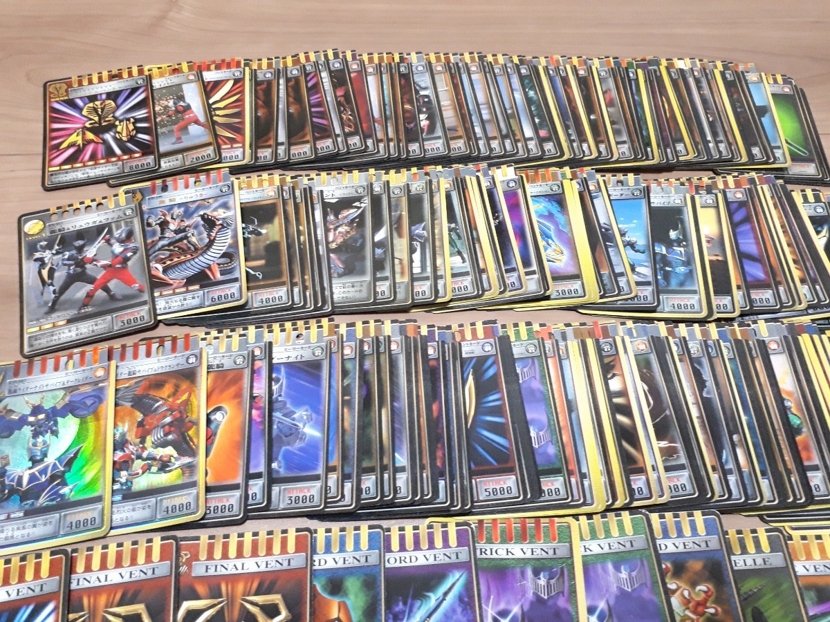 希少 仮面ライダー 龍騎 アドベントカード 大量まとめセット キラ