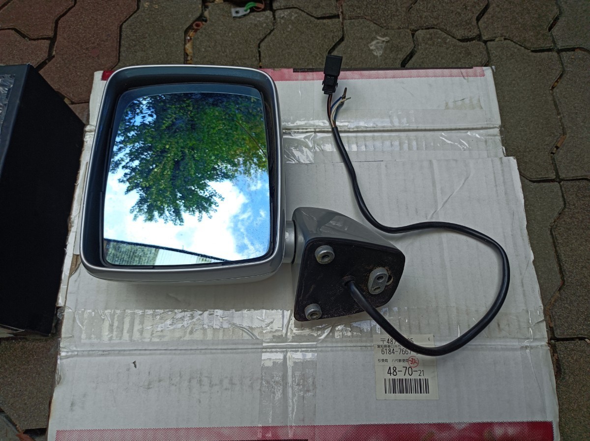 ジャンクベンツGクラスW463ドアミラー 純正シルバー右側