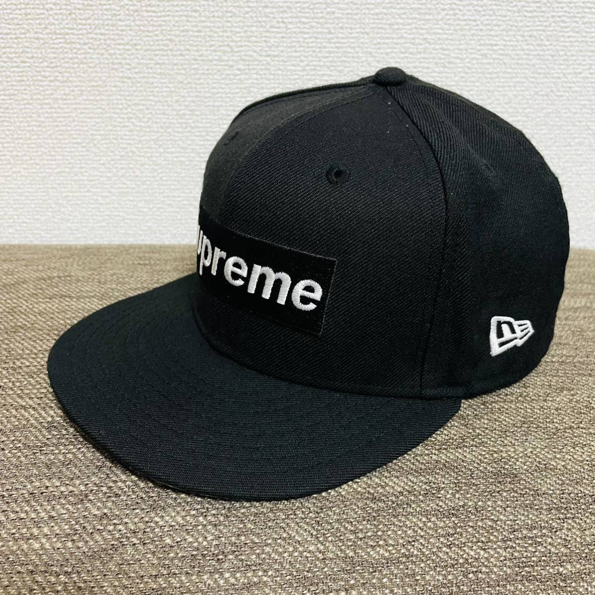 Supreme R.I.P. New Era Cap Black White 58.7cm 7 3/8 16aw 2016年 黒 