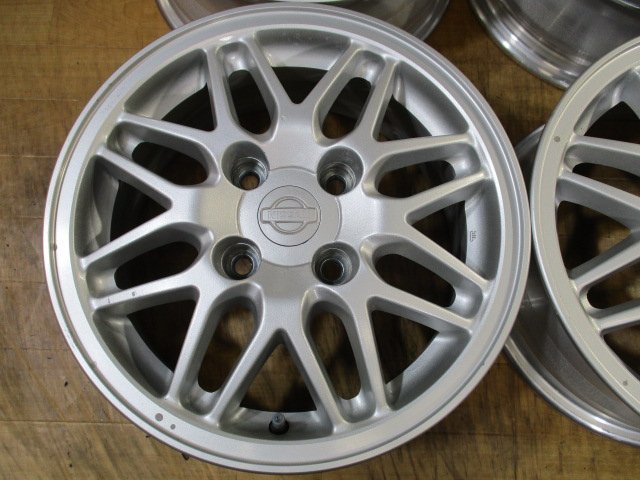 日産 180SX 純正 アルミホイール 4本 4H-114.3 15インチ 6J+40 S13 