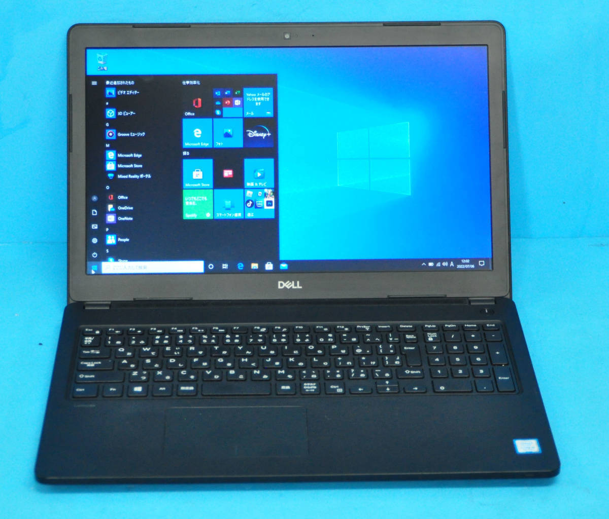 ♪ 良品 上位モデル Latitude 3500 ♪ 第8世代 Corei5 8250U / メモリ8GB / SSD:256GB / カメラ/ テンキー / Office2019 / Win11