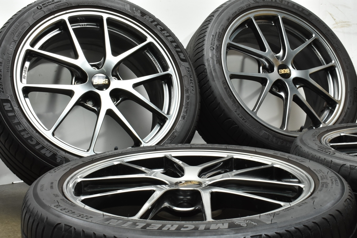 鍛造品】BBS RI-A031 18in 7.5J +43 PCD114.3 ミシュラン プライマシー 