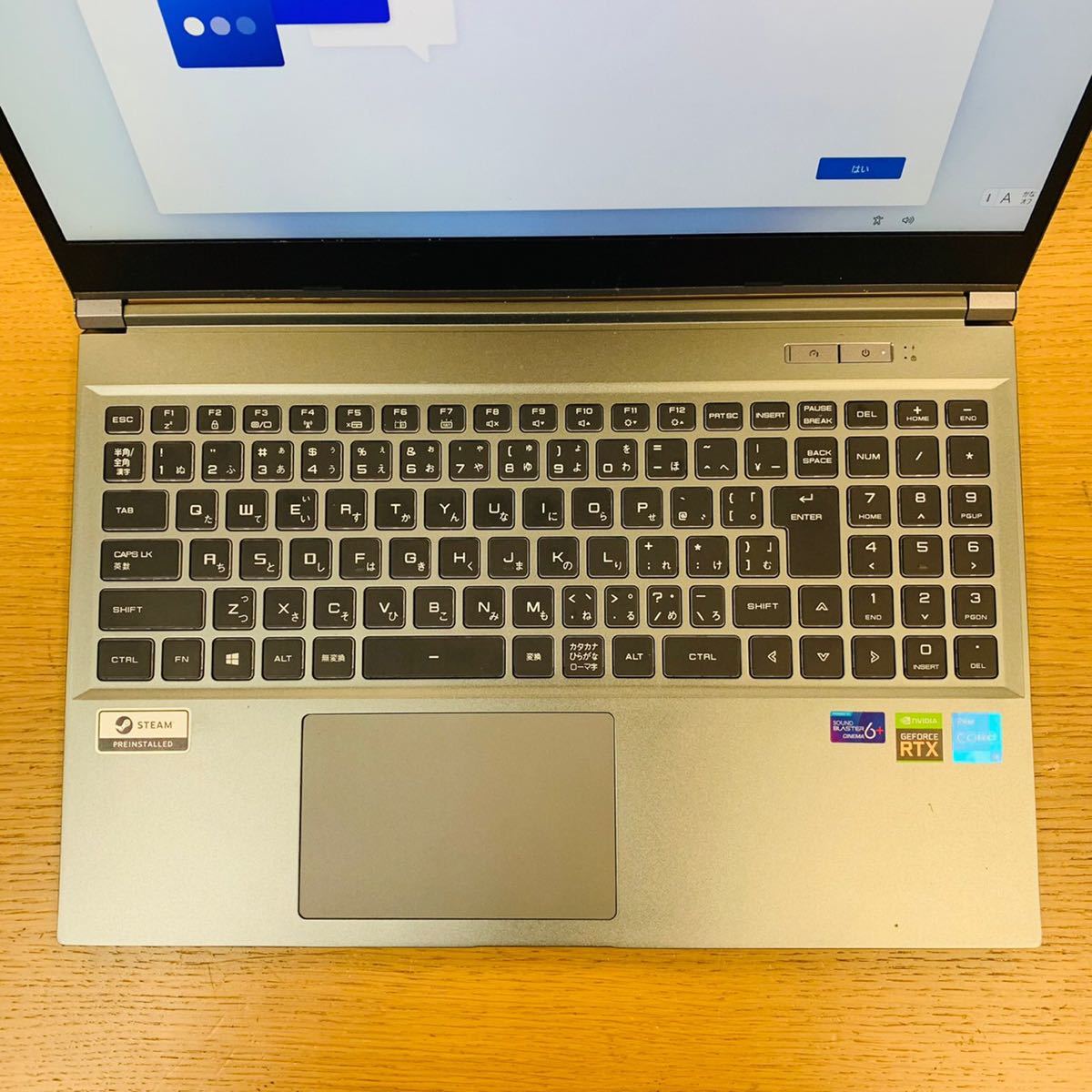 美品】ガレリア RL5C-R35T core i5 11400H 16GB 512GB GeForce RTX 