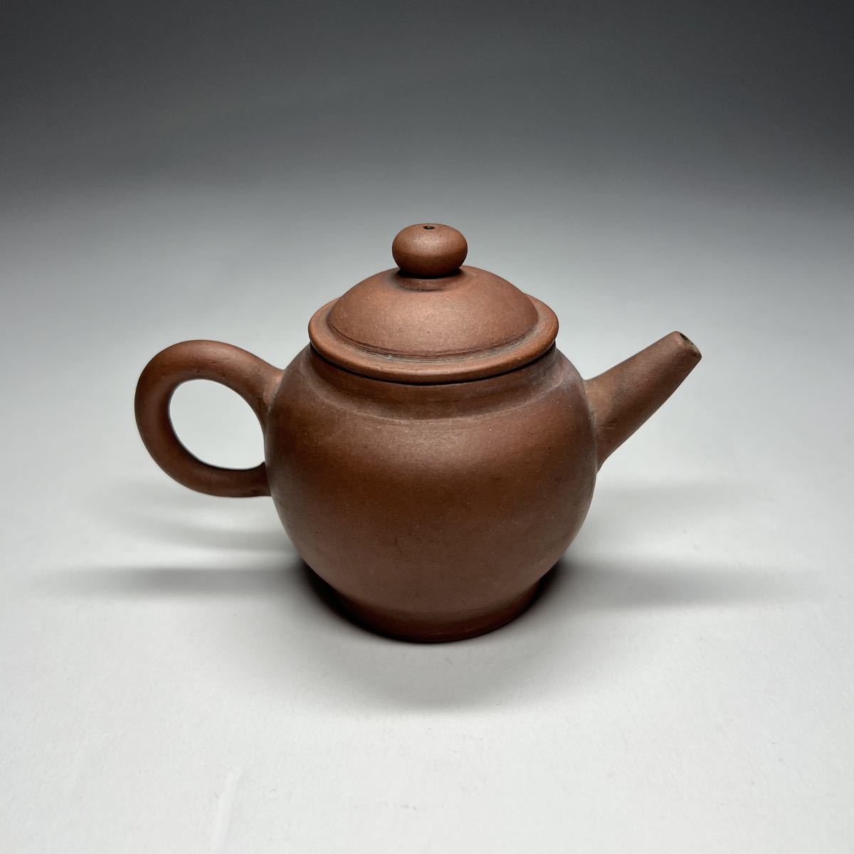 急須 朱泥 時代物 中国美術 紫砂 茶壺 煎茶道具 古玩 煎茶道具 急須