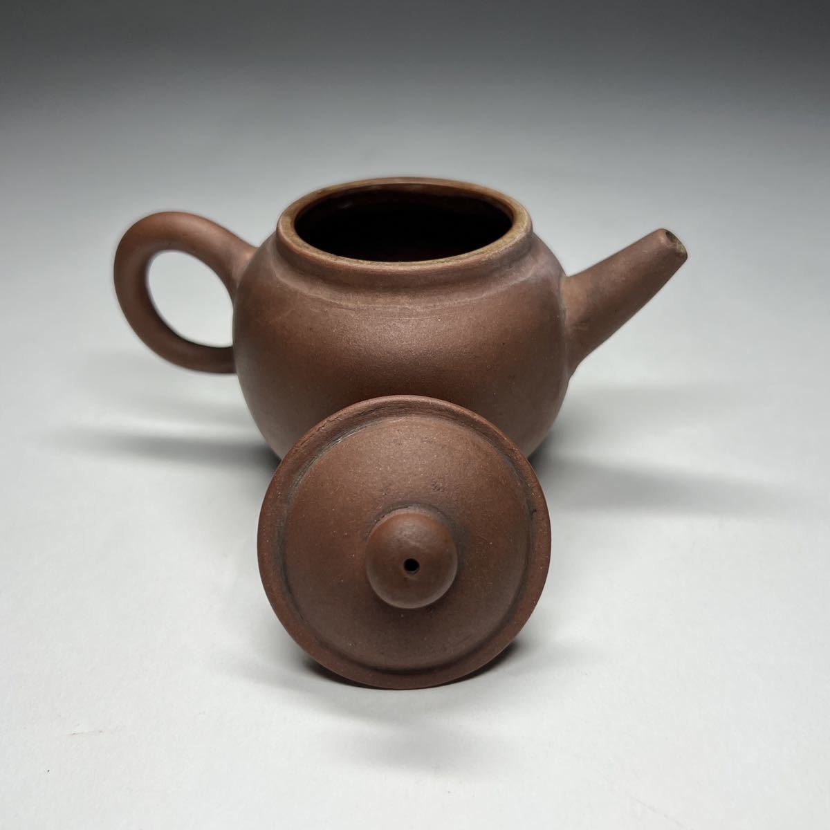 急須 朱泥 時代物 中国美術 紫砂 茶壺 煎茶道具 古玩 煎茶道具 急須