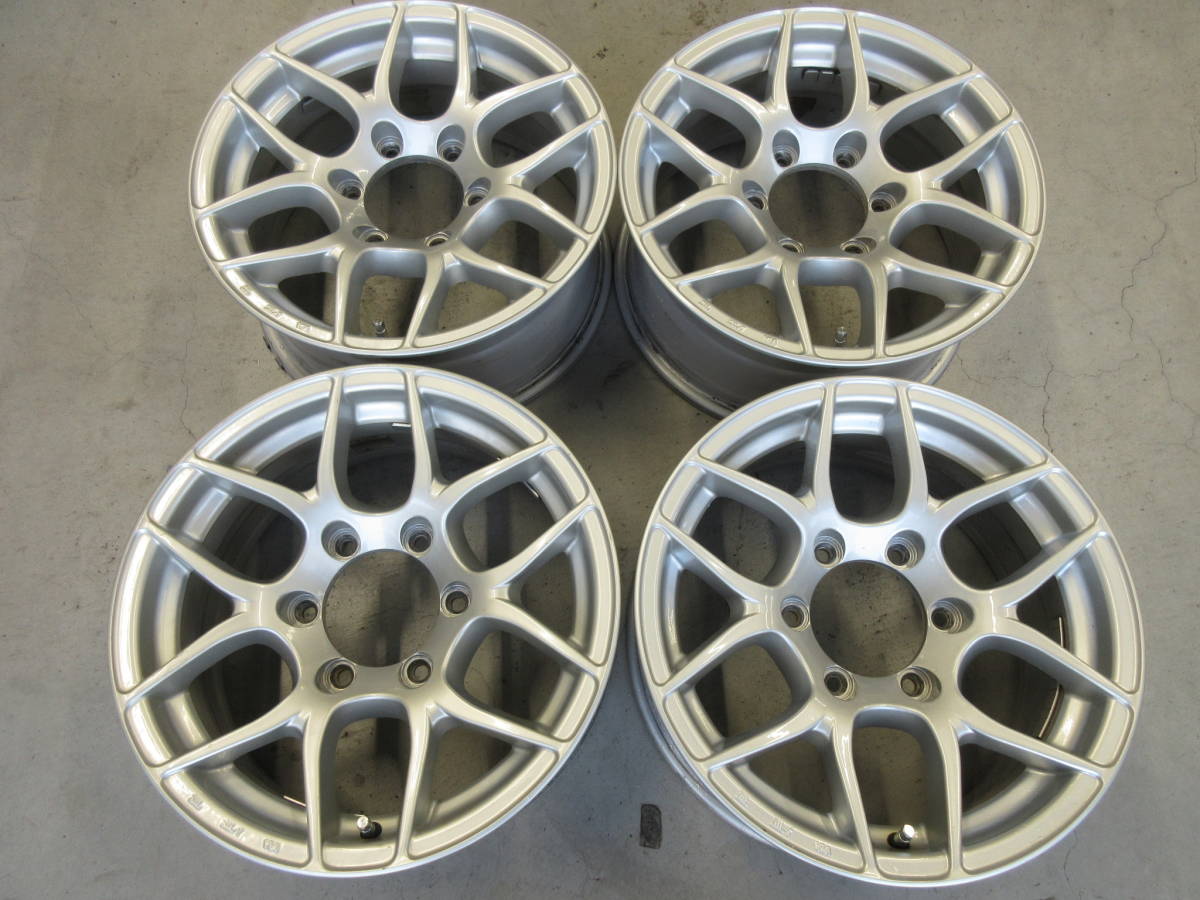 社外アルミホイール JWL-T規格 16インチ7J+25 PCD139.7/6H 50エルグランド グランビア グランドハイエース 100系ハイエース4WDバン6穴車