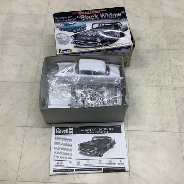1円〜 Revell 1/25 ’57 シボレー 150 ユーティリティ セダン ブラック ウィドウ 2 ’n 1、1/24 ’70 フォード マスタング ボス 302他 1&frasl;25 Revell 0