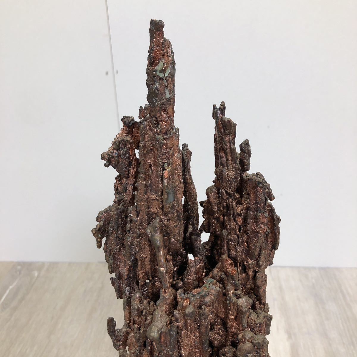 Yahoo!オークション KZ117 住友金属鉱山 銅滴 銅山 金属工芸 置物