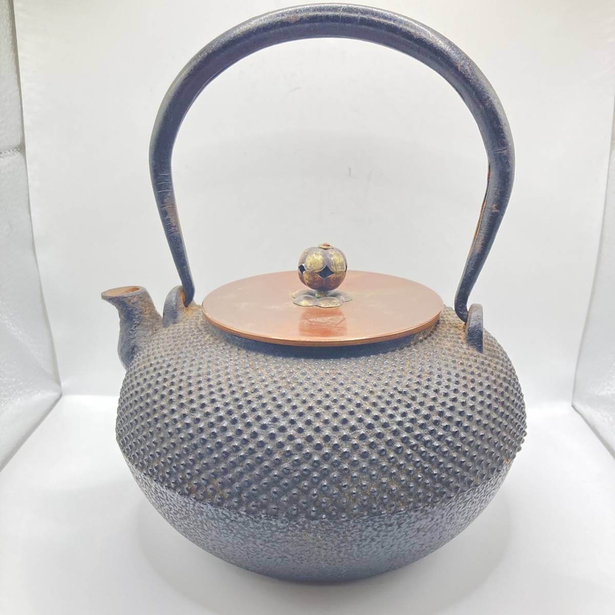 鉄瓶 龍文堂 煎茶道具 骨董 アンティーク 希少 鉄瓶 龍文堂造 骨董品