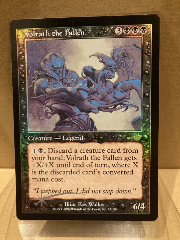 MTG】Volrath the Fallen(墜ちたる者ヴォルラス) FOIL 英語版 1枚 中古