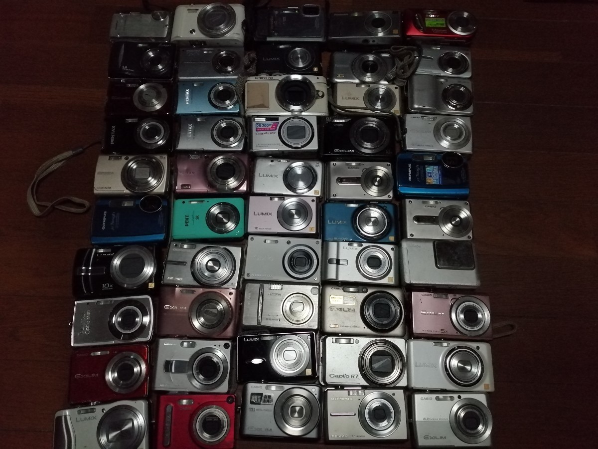  コンパクトデジタルカメラ コンデジ デジカメ まとめ 50台 Nikon SONY OLYMPUS CASIO Panasonic FUJIFILM PENTAX など(その他)｜売買されたオークション情報、yahooの商品情報をアーカイブ公開 - オークファ その他