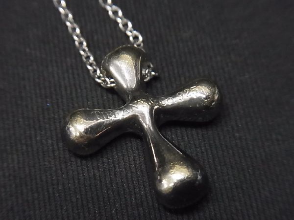 1円 TIFFANY＆Co. ティファニー エルサペレッティ スモールクロス