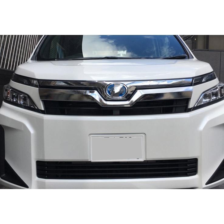 鏡面仕上げ♪ メッキ フロント グリル ガーニッシュ ヴォクシー ZRR80G ZRR85G ZRR80W ZRR85W ハイブリッド X V ZS 煌