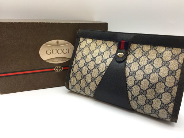 GUCCI⁄グッチ オールドグッチ 89 01 033 クラッチバッグ GG