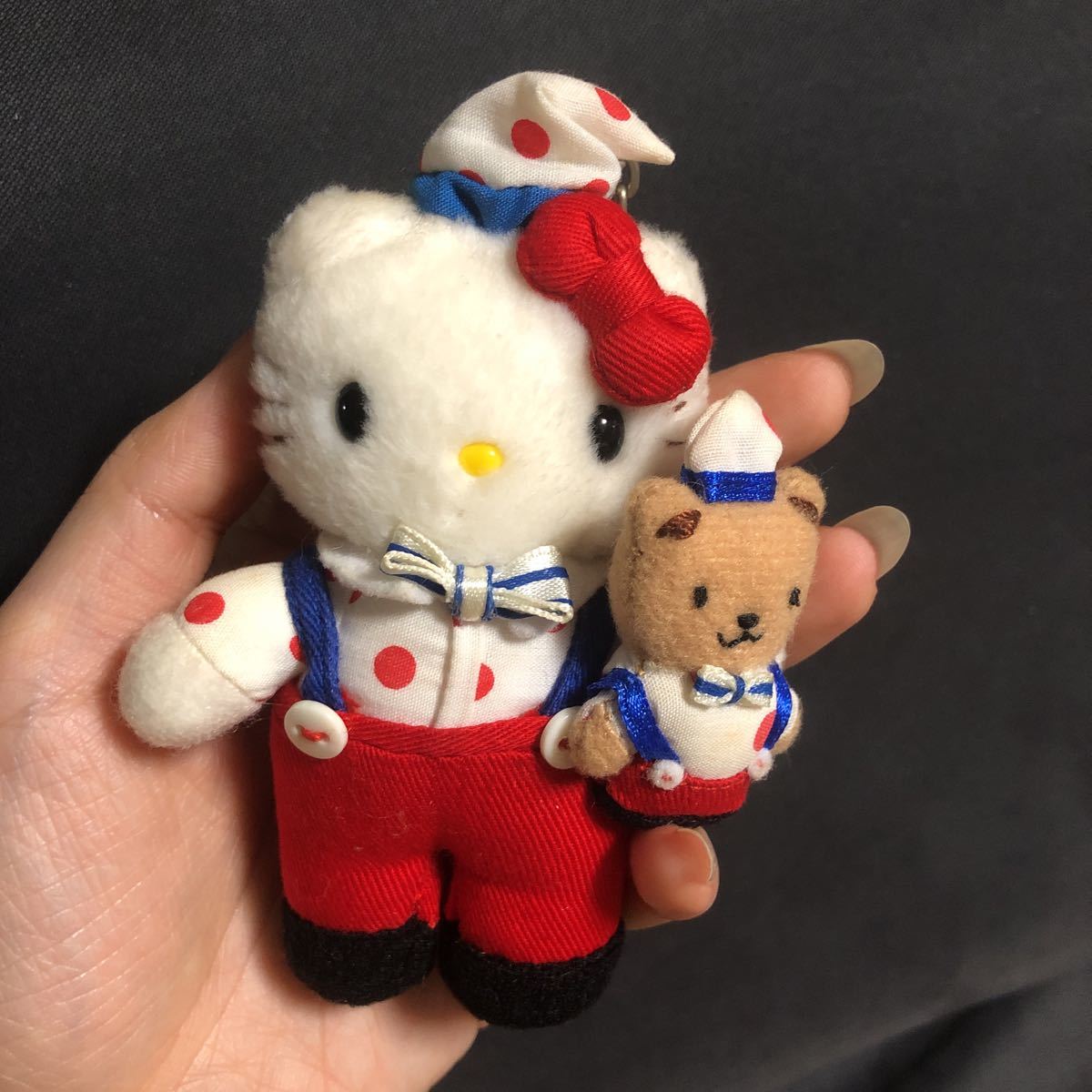 ハローキティ 大阪キティ物語 ぬいぐるみ マスコット キーホルダー 食い倒れ HELLOKITTY サンリオ Sanrio なにわ レトロ ご当地キティ