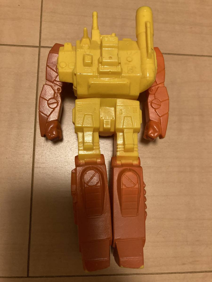 ソフビ 特装機兵ドルバック ムゲンキャリバー タカトク 13cm 昭和