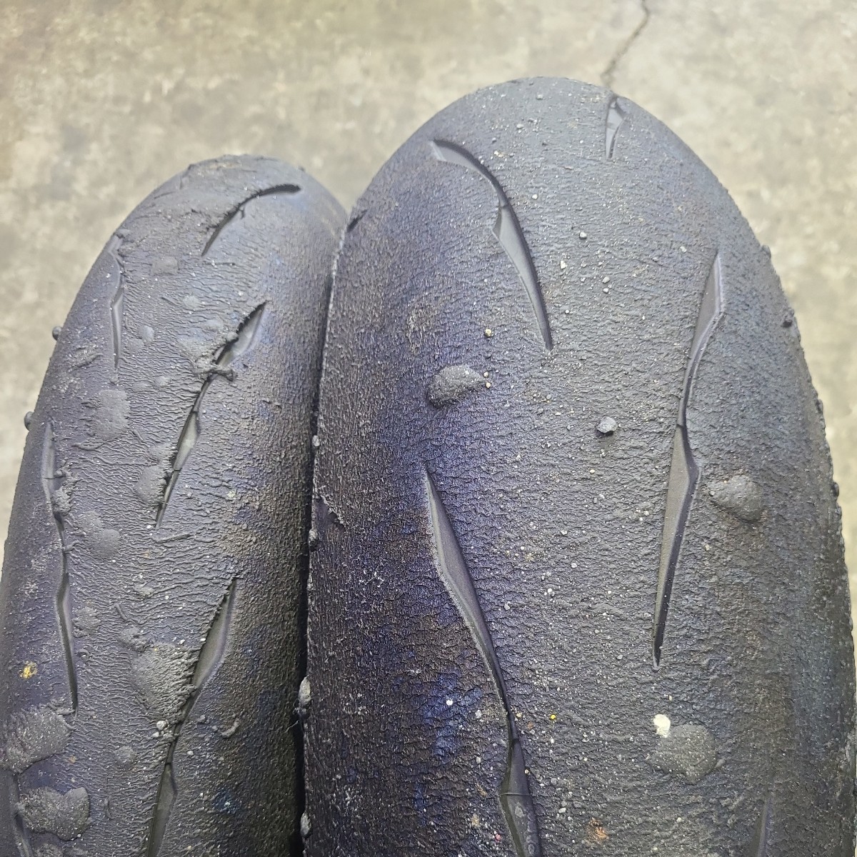 1円売り切り！　ブリヂストン BATTLAX RACING R11 前後セット 120/600R17 180/640R17 ST600 YZF-R6 CBR600RR スーパーコルサ　①