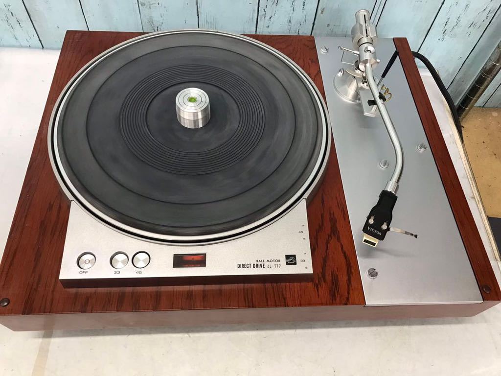 Victor ターンテーブル JL-T77、JL-C77，音出OK ジャンク（160s）