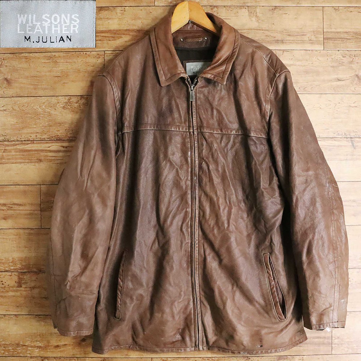 C10K/s5.5-5 WILSONS LEATHER レザージャケット 本革 革ジャン 皮 