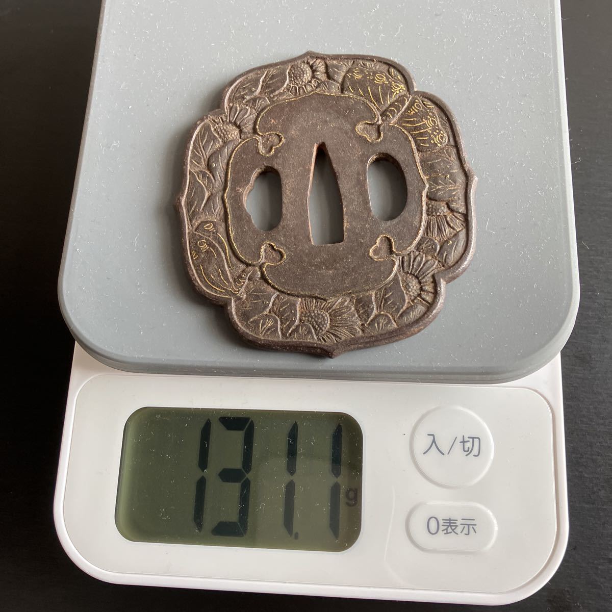 骨董品 アンティーク品 刀装具 切羽 古物 時代物 コレクション 23 鍔