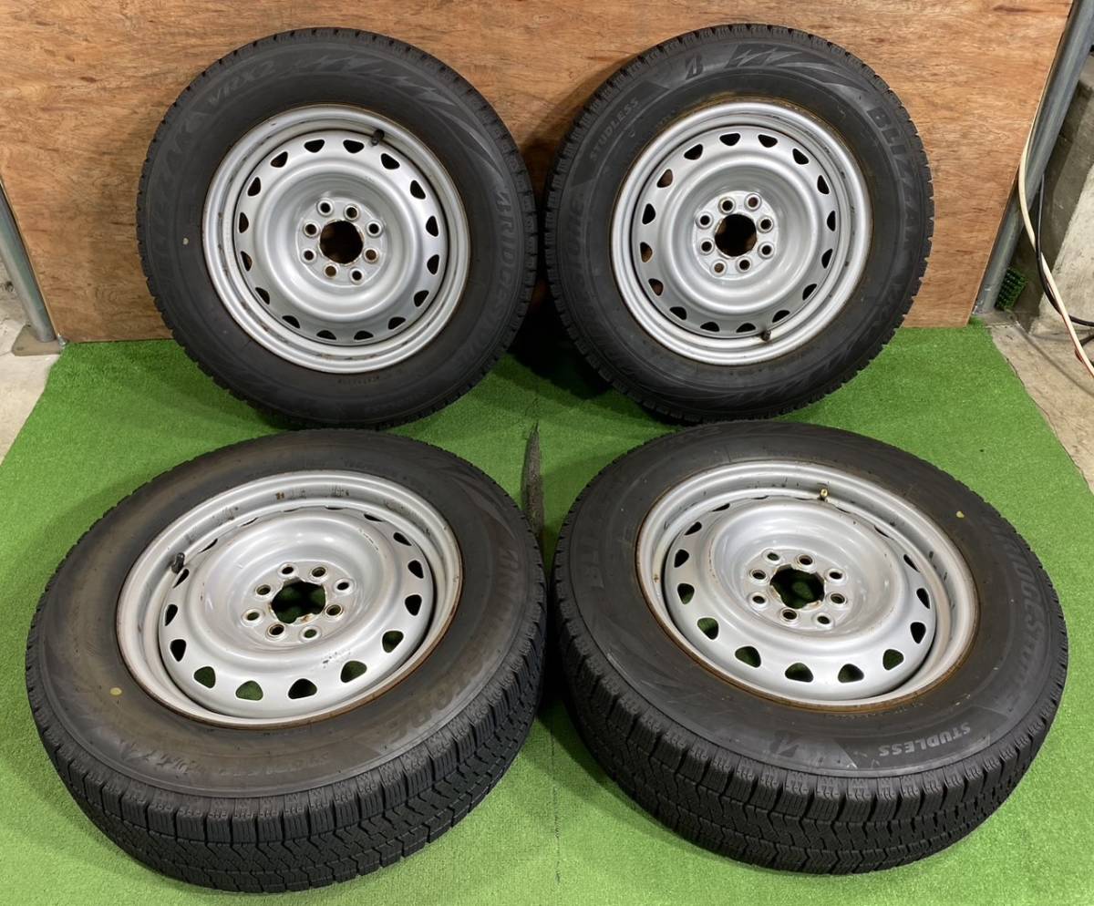 最安値，正規品 195/65R15 BRIDGESTONE BLIZZAK VRX2 1本/2019年 3本/2020年 スチールホイール 15X6JJ 4H/100-114.3 4本セット(スタッドレスタイヤ)｜売買されたオークション情報、yahooの商品情報をアーカイブ公開 - オークファ 4穴