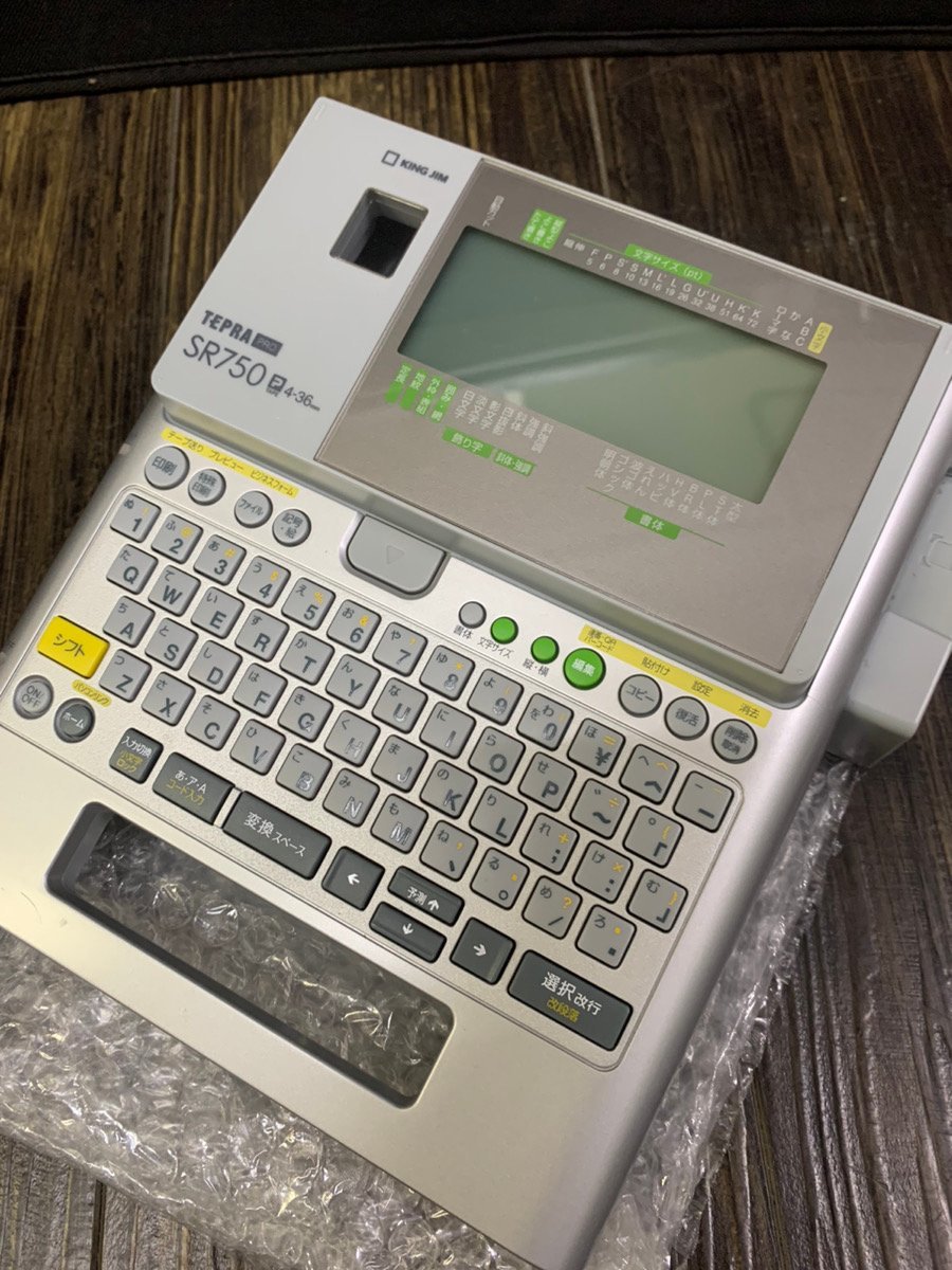 ☆ TEPRA PRO SR750 テプラ 中古 ☆ 【公式通販】