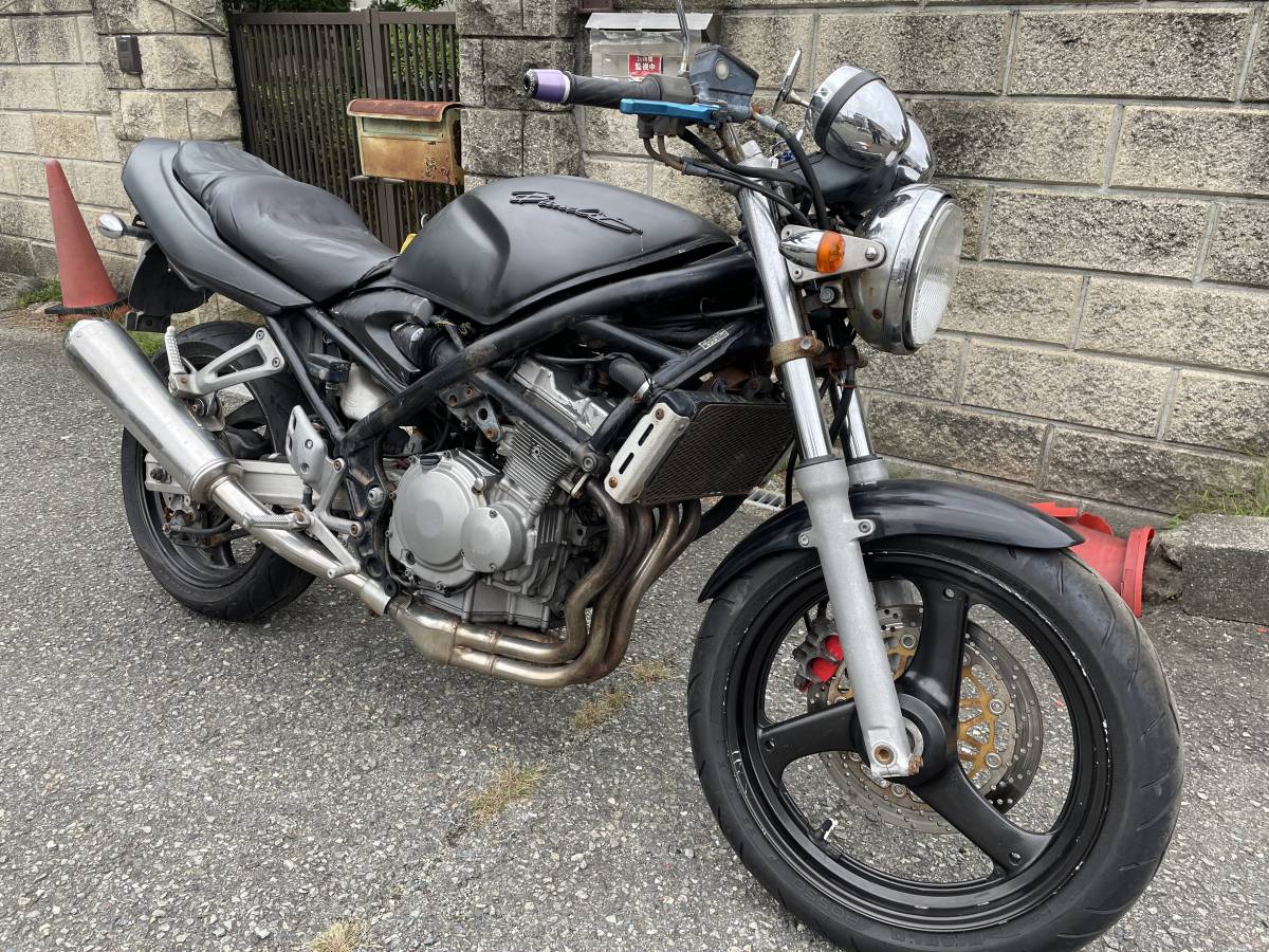 バンディット250 GJ77A 書類、鍵付き レストアベースor部品取り車