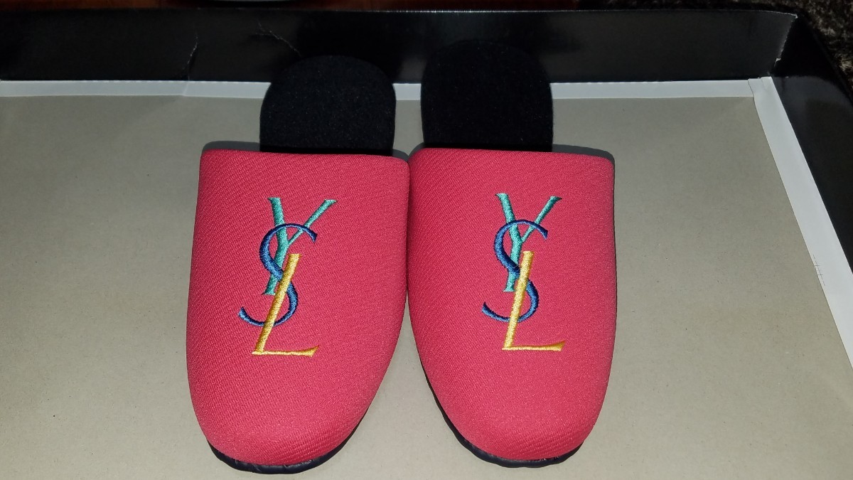 スリッパ ルームシューズ 新品 イヴサンローラン YSL 未使用 SAINT 3足 